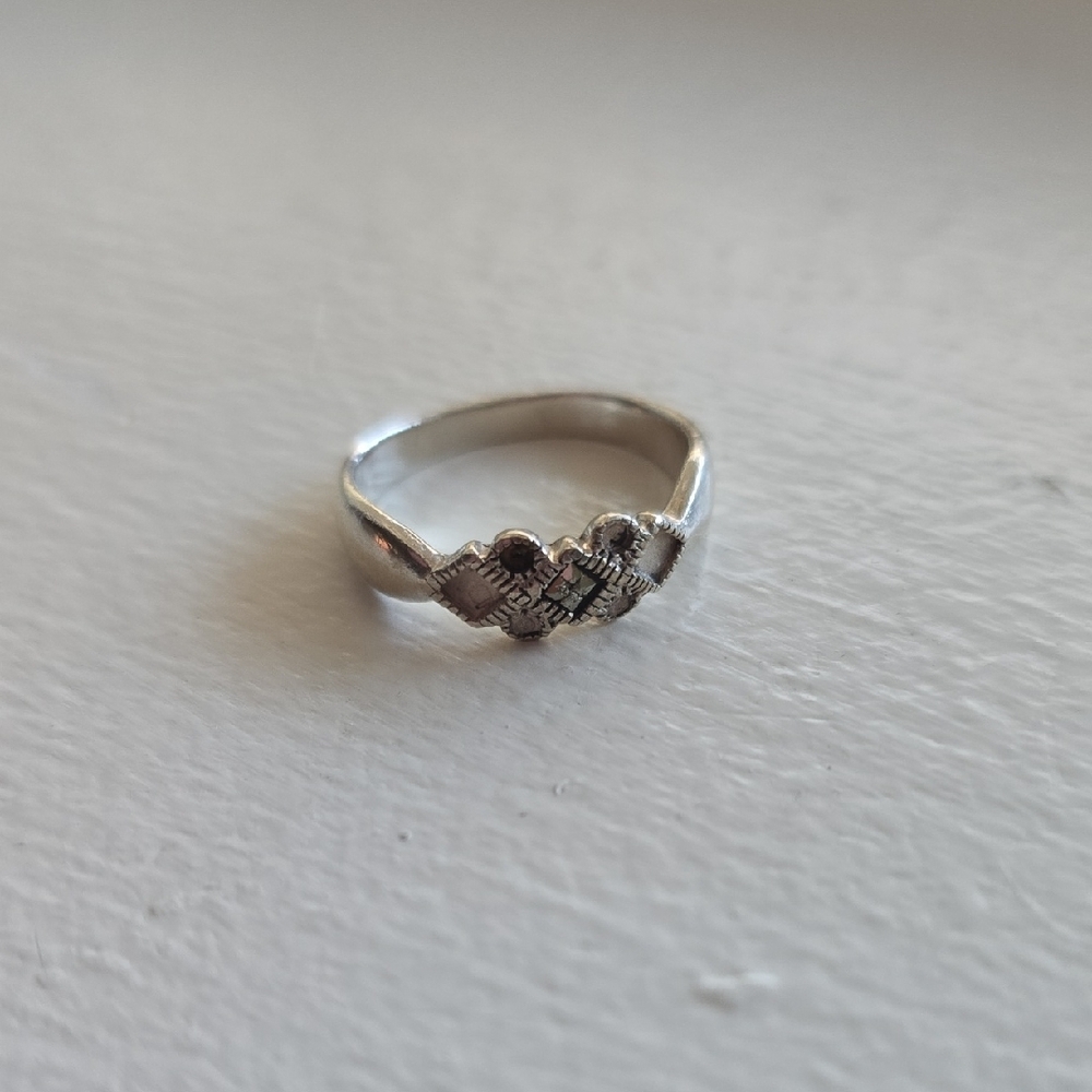 925 Silver Pattern Women's Ring - Silver - image 3